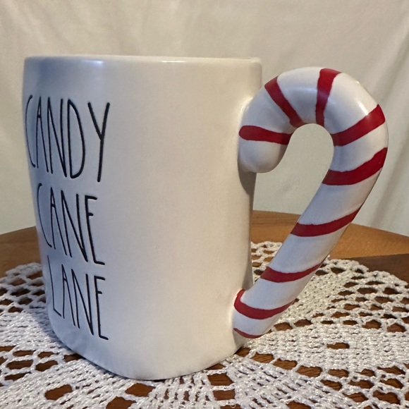 Ceramic “CANDY CANE LANE” coffee mug - Picture 3 of 6